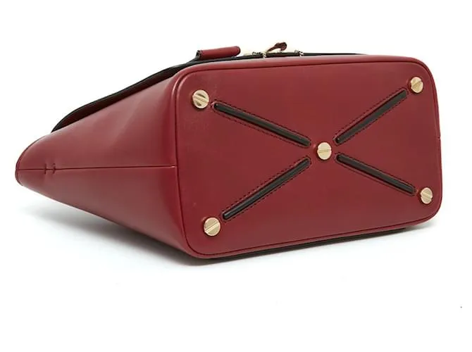 Valentino CORREA DE CUERO ROJO ROCKSTUD Roja 