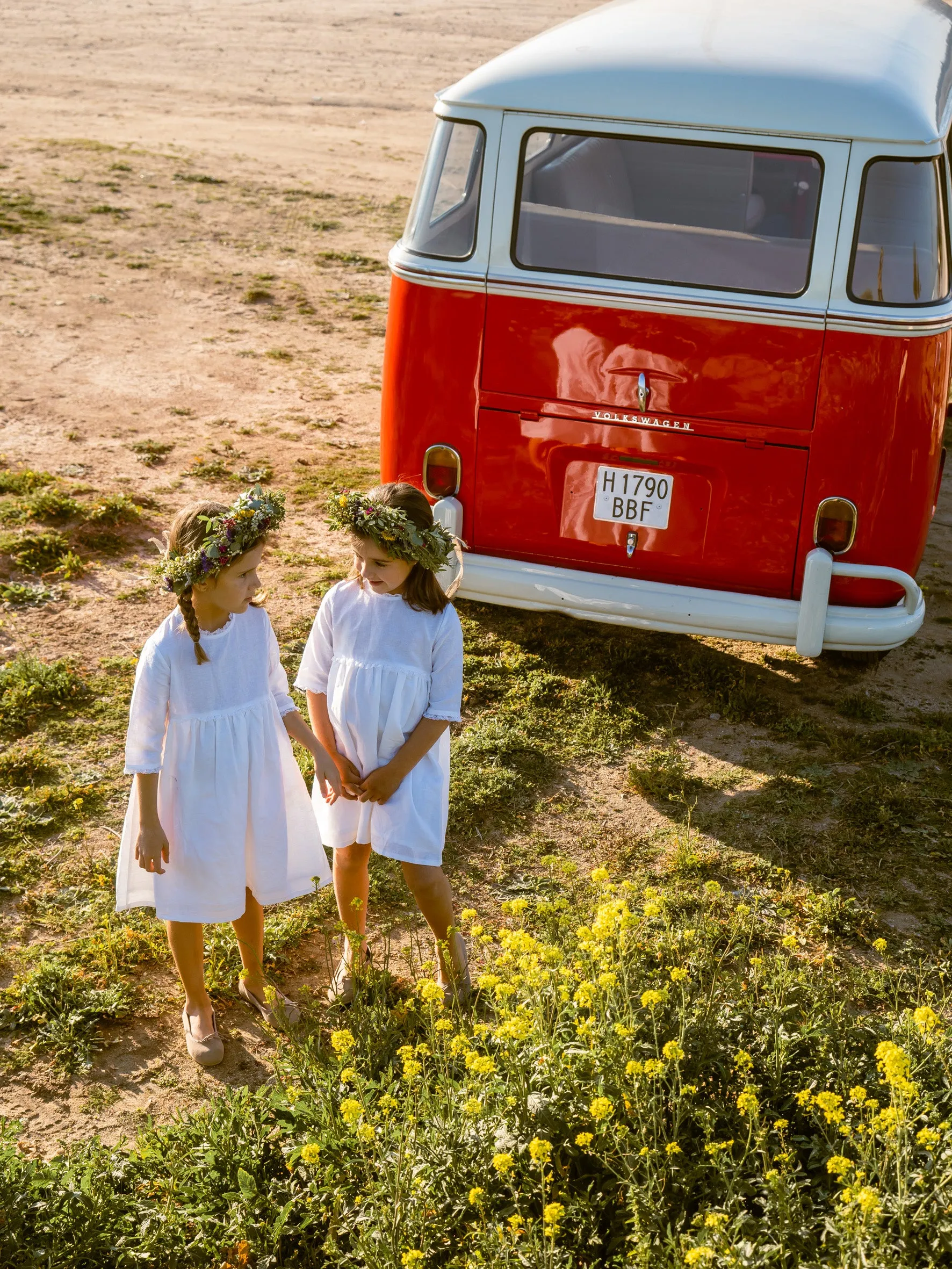 Vestido blanco puntilla