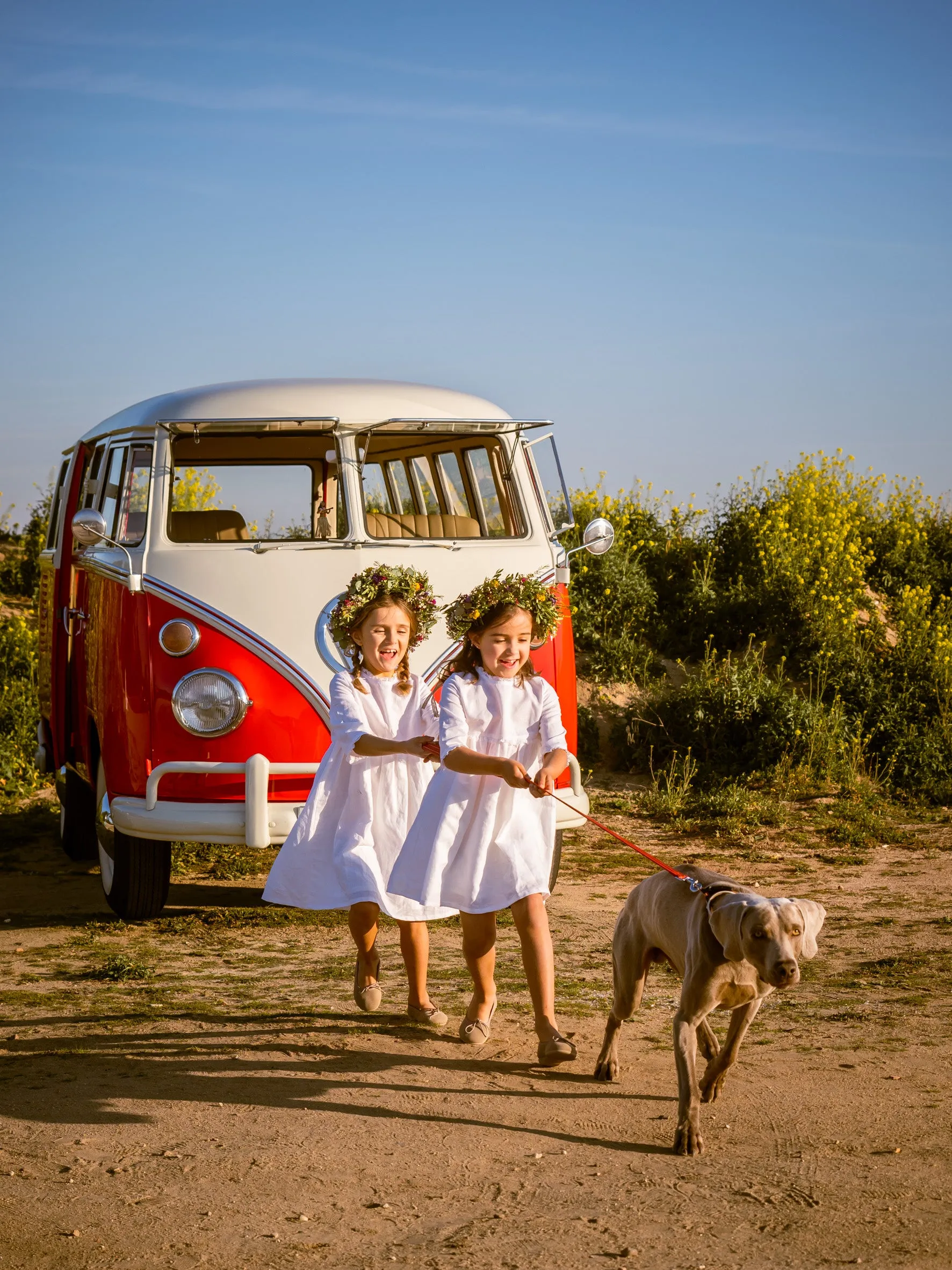 Vestido blanco puntilla