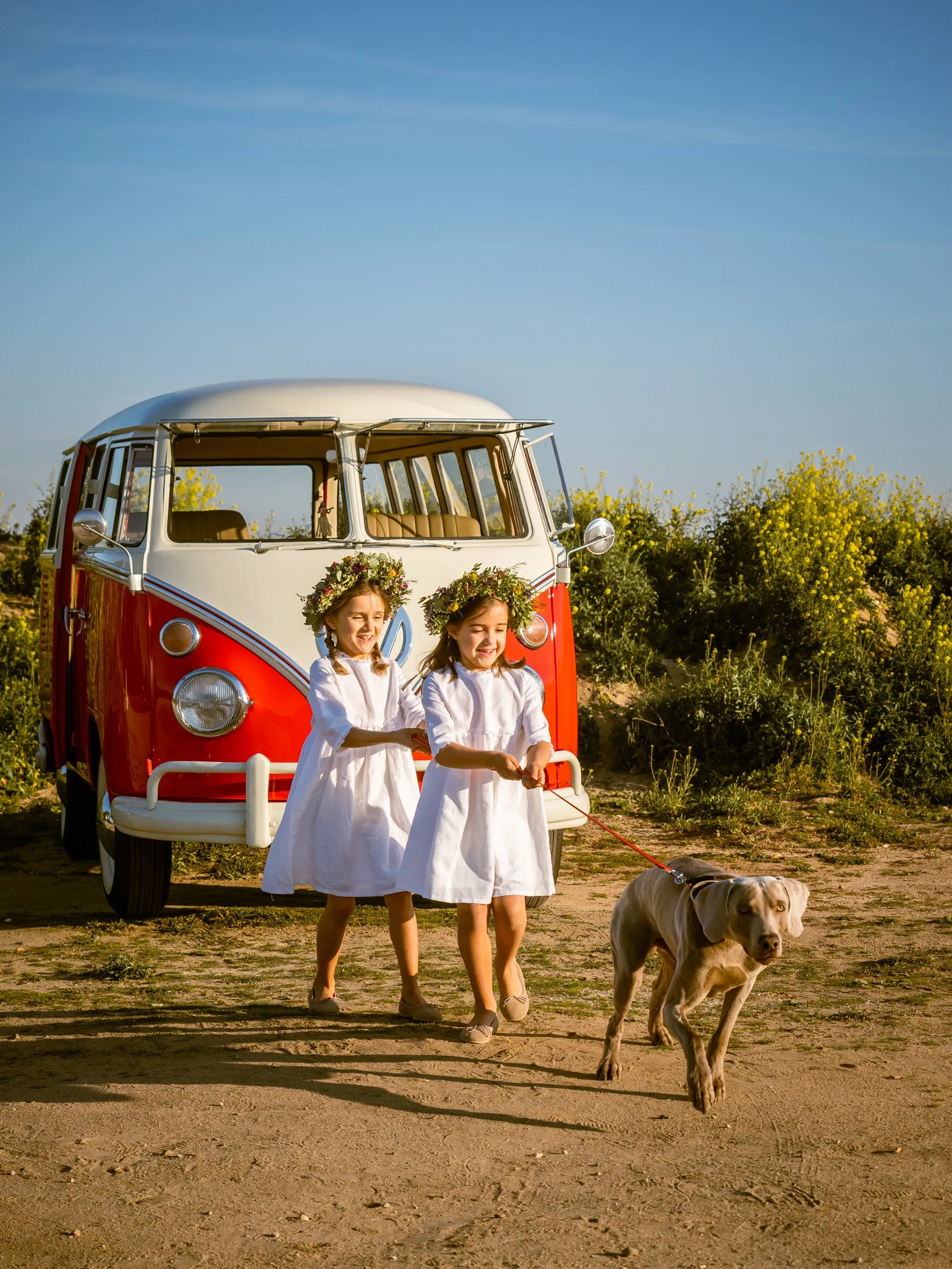 Vestido blanco puntilla