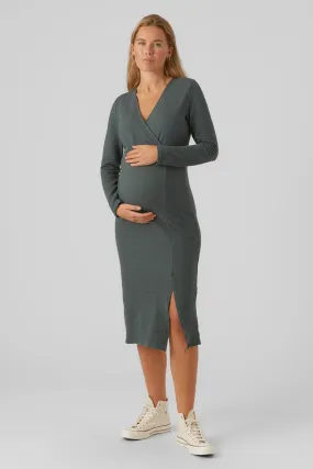 Vestido midi maternity