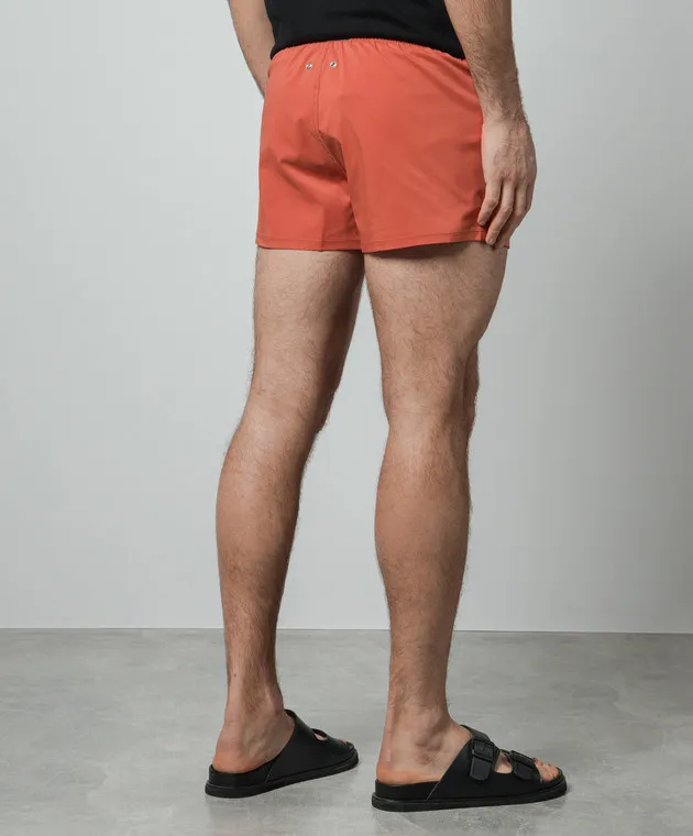 Vilebrequin Brown logo swim shorts