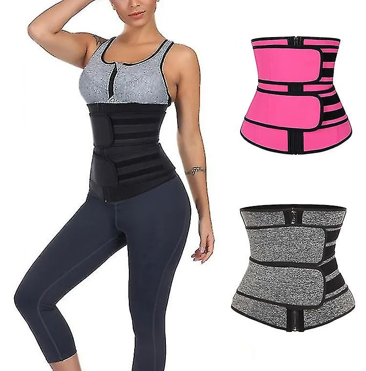 Waist Trimmer Belt Women Sauna Suit Sweat Wrap Trainer Slimming Cincher Body Shaper