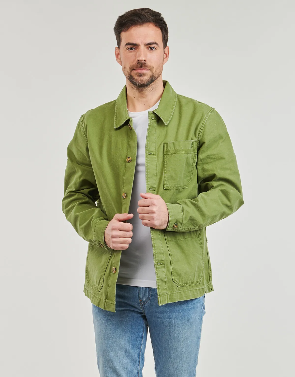 Washed Canvas Chore Jacket