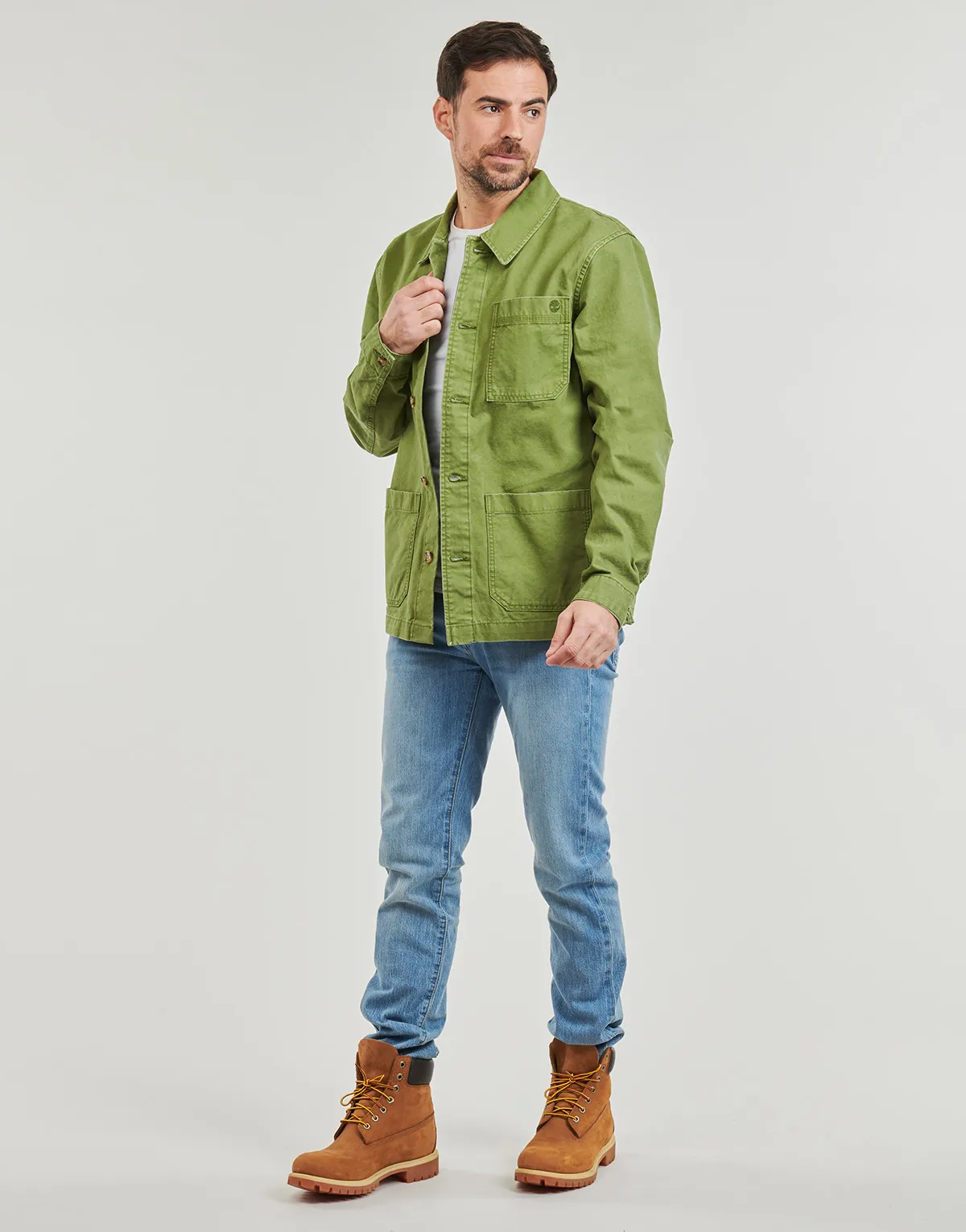 Washed Canvas Chore Jacket