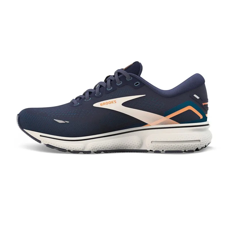 Zapatilla de running Brooks Ghost 15 Hombre Peacoat/Blue/Orange Pop