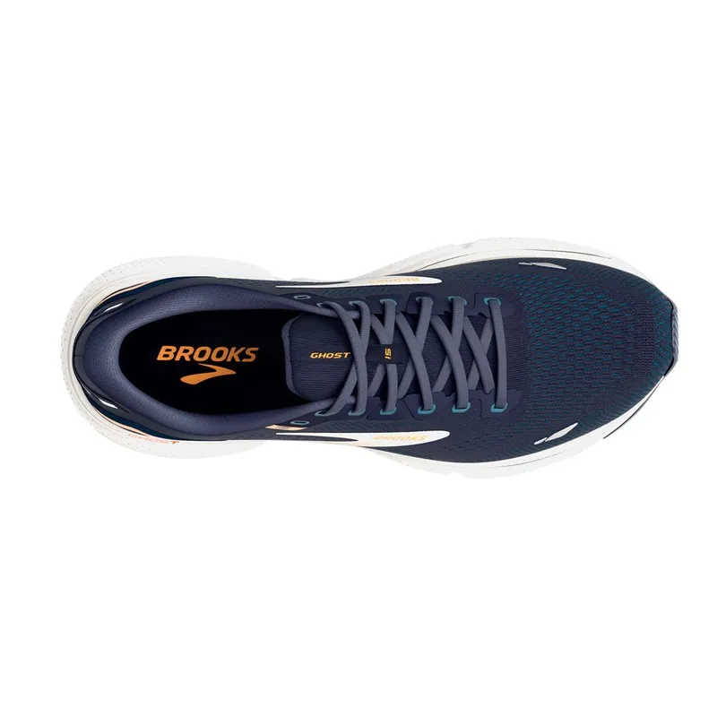 Zapatilla de running Brooks Ghost 15 Hombre Peacoat/Blue/Orange Pop