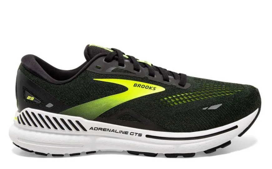 Zapatillas Brooks Adrenaline GTS 23 Negro/Amarillo