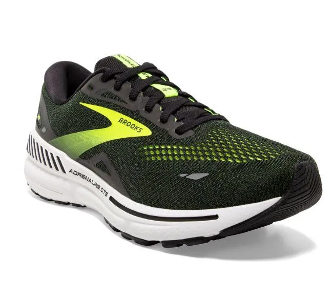 Zapatillas Brooks Adrenaline GTS 23 Negro/Amarillo