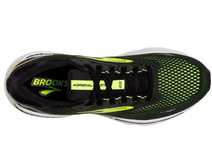 Zapatillas Brooks Adrenaline GTS 23 Negro/Amarillo