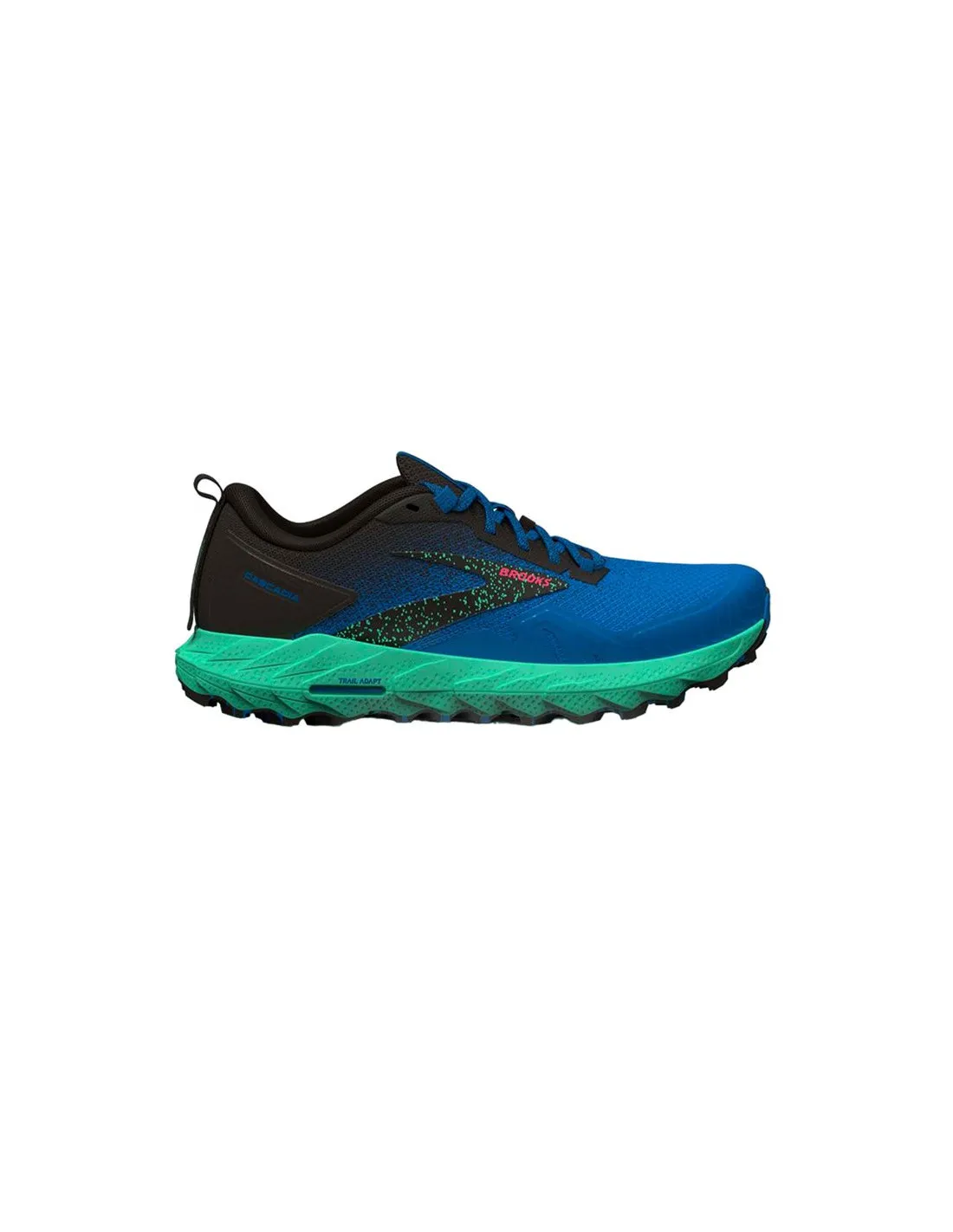 Zapatillas de Trail Brooks Cascadia 17 Hombre Victoria Blue/Black/Spring Bud