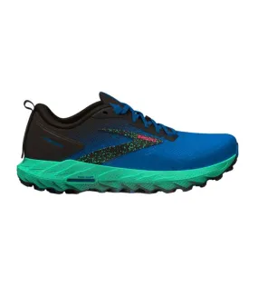 Zapatillas de Trail Brooks Cascadia 17 Hombre Victoria Blue/Black/Spring Bud