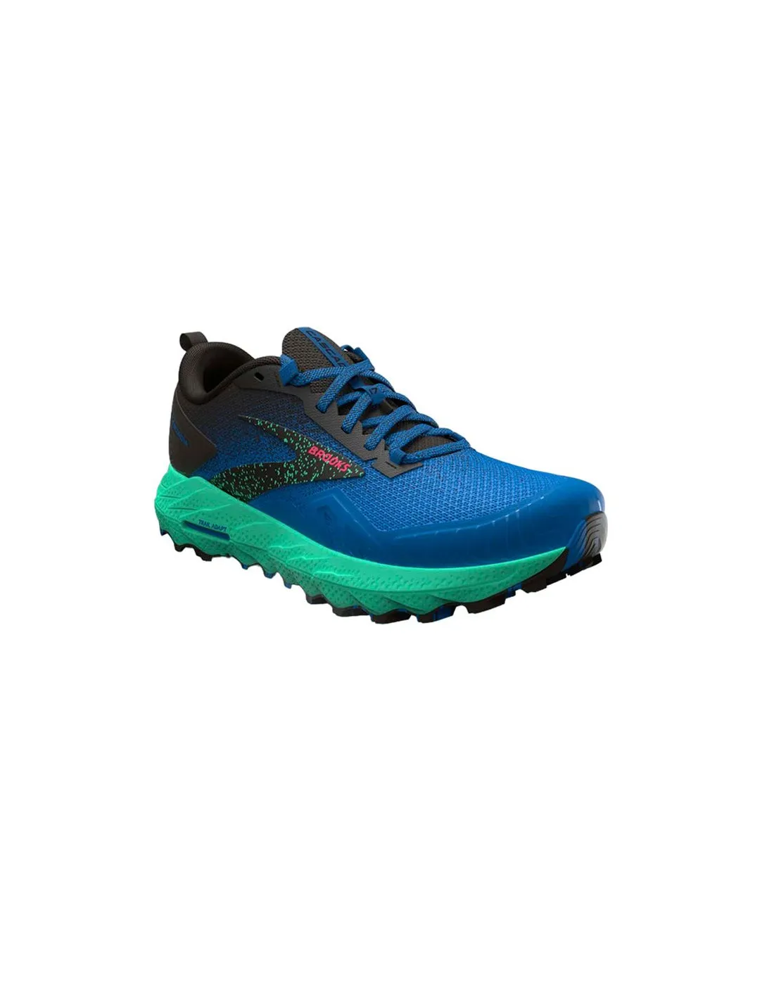 Zapatillas de Trail Brooks Cascadia 17 Hombre Victoria Blue/Black/Spring Bud