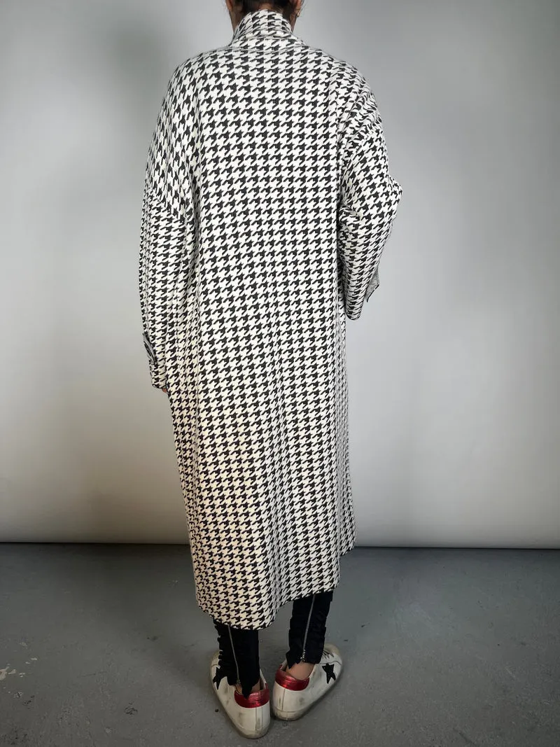 ZARA Abrigo Houndstooth